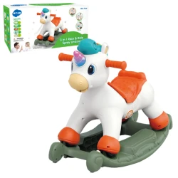 Balansoar Hola Toys 3 în 1 Unicorn cu aburi și lumini cumpăra în Chișinau. Foto 1