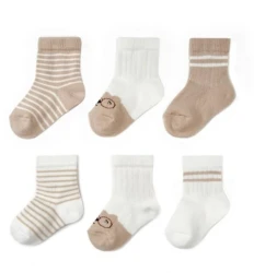 Ciorapei BabyCosy Ecru & Ivory, 6 buc. (0-6L) cumpăra în Chișinau. Foto 2