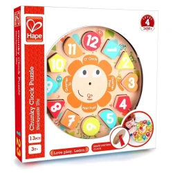 Игрушка сортер Hape Chunky Clock купить в Кишиневе. Фото 4