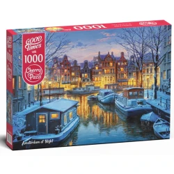 Пазл Cherry Pazzi Amsterdam at Night, 1000 элементов купить в Кишиневе. Фото 1