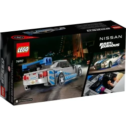 Set construcție Lego Speed ​​Champions 2 Fast 2 Furious Nissan Skyline GT-R (R34), 319 elemente cumpăra în Chișinau. Foto 2