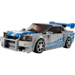 Set construcție Lego Speed ​​Champions 2 Fast 2 Furious Nissan Skyline GT-R (R34), 319 elemente cumpăra în Chișinau. Foto 3