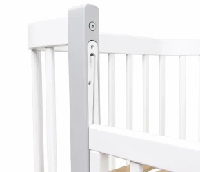 Детская кроватка Kuzea Miya White Grey на маятнике купить в Кишиневе. Фото 6