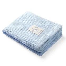 Păturica Babyono Natural Bamboo Blue, 75 x 100 cm cumpăra în Chișinau