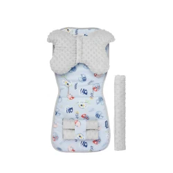 Набор в коляску Sensillo Minky Deluxe Chameleon Blue купить в Кишиневе. Фото 1