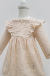 Rochiță cu mânecă lungă Caramell Happy Spring Beige (1-3L) cumpăra în Chișinau. Foto 2