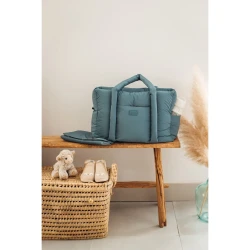 Сумка для коляски Beaba Puffi Paris Baltic Blue купить в Кишиневе. Фото 8