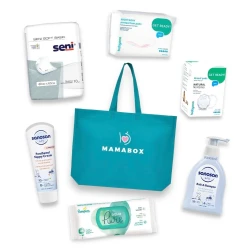 Сумка в роддом Mamabox Basic Babyono/Sanosan, 16 компонентов купить в Кишиневе. Фото 1