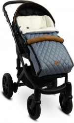 Зимний чехол для коляски Sensillo Quilted Polar Romper Graphite 95x40 см купить в Кишиневе. Фото 5