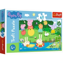 Пазл Trefl Peppa Pig Holiday Fun, 60 элементов купить в Кишиневе. Фото 1