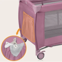 Манеж-кровать Lionelo Stefi Plus Pink Magnolia купить в Кишиневе. Фото 9