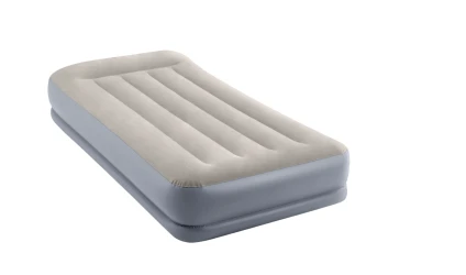 Saltea gonflabilă Intex Velur Twin Pillow Rest Mid-Rise cu tetieră și pompă electrică încorporată 220 V cumpăra în Chișinau. Foto 2