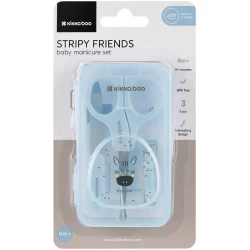 Set de manichiură KikkaBoo Stripy Friends Blue, 3 piese cumpăra în Chișinau. Foto 4