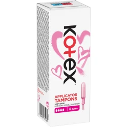 Тампоны Kotex Super с аппликатором, 8 шт. купить в Кишиневе. Фото 1