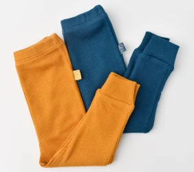 Pantaloni BabyCosy Modal Blue & Apricot, 2 buc. (18-24L) cumpăra în Chișinau. Foto 2