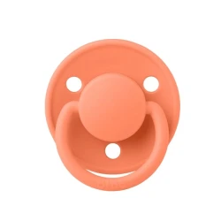 Пустышка круглая из силикона Bibs De Lux Papaya (0-36 мес.) купить в Кишиневе. Фото 1