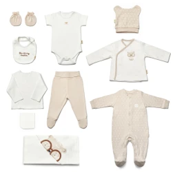 Комплект из 10 штук BabyCosy Beige & Stone (0М) купить в Кишиневе. Фото 1