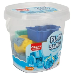 Кинетический песок голубой Crafy Sand с 3 формочками купить в Кишиневе. Фото 2