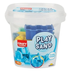 Кинетический песок голубой Crafy Sand с 3 формочками купить в Кишиневе. Фото 1