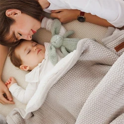 Păturică BabyOno Cotton & Fleecing Lining Grey, 75×100 cm cumpăra în Chișinau. Foto 5