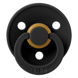 Пустышка круглая латексная Bibs Colour Black 6-18 мес купить в Кишиневе. Фото 1