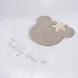 Lenjerie de patut Perina Teddy love Bej (6 piese), 120x60 cm cumpăra în Chișinau. Foto 5