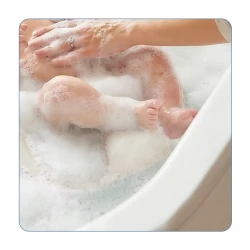 Suport pentru baie BabyJem Soft Touch, Sand Beige cumpăra în Chișinau. Foto 4