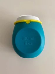 Поильник cиликоновый Beaba BabySqueez Blue (6 мес+), 180 мл купить в Кишиневе. Фото 5