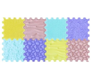 Covoraș ortopedic pentru copii Ortoto Puzzle Sensory & Calm Pastel, 30×30 cm, 8 buc. cumpăra în Chișinau. Foto 1