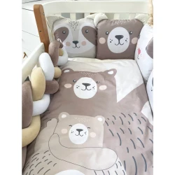 Комплект в кроватку Veres Zoo Beige (6 предметов), 120x60 cм купить в Кишиневе. Фото 2