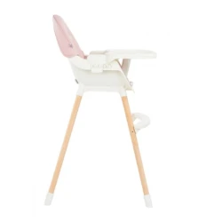 Scaun pentru hranire 2 in 1 Kikkaboo Nutri Wood Pink cumpăra în Chișinau. Foto 3