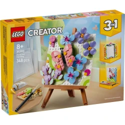 Set construcție Lego Creator Floral Art Painting, 348 elemente cumpăra în Chișinau. Foto 1