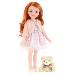 Кукла Essa Toys Маленькая Милли с плюшевым мишкой, 35 см купить в Кишиневе. Фото 3