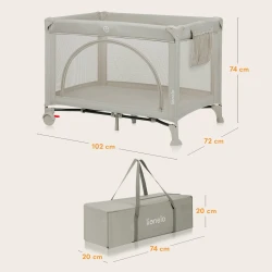 Кроватка манеж Lionelo Laura Beige Sand купить в Кишиневе. Фото 10