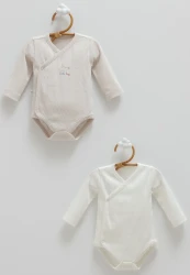 Body cu mânecă lungă Caramell All Time Boy Grey & Ivory, 2 buc. (0L) cumpăra în Chișinau. Foto 1