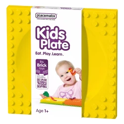 Тарелка Placematix Kids Plate Yellow купить в Кишиневе. Фото 1