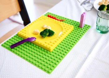 Тарелка Placematix Kids Plate Yellow купить в Кишиневе. Фото 2
