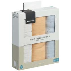 Pelinci din muselina KikkaBoo Stripy Friends (75x75 cm), 3 buc. cumpăra în Chișinau. Foto 2