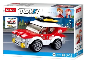 Конструктор Sluban Town Pullback Rally Car, 88 элементов купить в Кишиневе. Фото 1