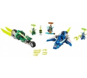 Конструктор Lego Ninjago "Скоростные машины Джея и Ллойда" (322 дет.) купить в Кишиневе. Фото 7
