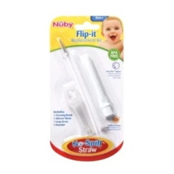 Набор сменных трубочек с щеточкой Nuby Flip-it купить в Кишиневе. Фото 8