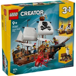 Конструкторы Lego Creator Iconic Pirate Ship, 1074 элемента купить в Кишиневе. Фото 1