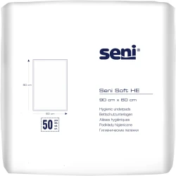 Пеленки одноразовые Seni Soft HE (90x60 см), 50 шт. купить в Кишиневе. Фото 1