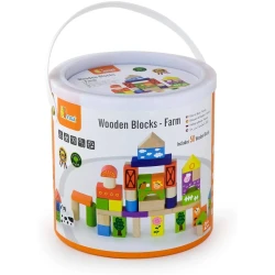 Cuburi Viga Ferma Multicolor, 50 buc. cumpăra în Chișinau. Foto 5