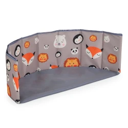 Covoraș pentru copii cu bile Moni Melo 90 balls Animals Grey, 80x80x26 cm cumpăra în Chișinau. Foto 2