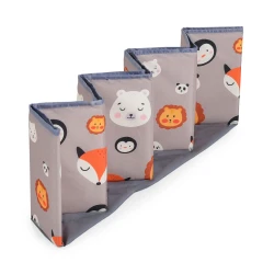 Covoraș pentru copii cu bile Moni Melo 90 balls Animals Grey, 80x80x26 cm cumpăra în Chișinau. Foto 3