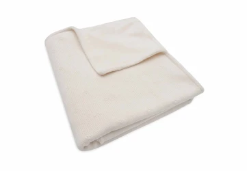 Păturică Jollein Cosy Knit Ivory/Velvet, 100x150 cm cumpăra în Chișinau. Foto 3