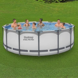 Каркасный бассейн Bestway Steel Pro Max круглый 427x122 см, 15232 литра, с фильтрующим насосом купить в Кишиневе. Фото 2