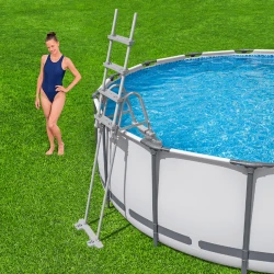Каркасный бассейн Bestway Steel Pro Max круглый 427x122 см, 15232 литра, с фильтрующим насосом купить в Кишиневе. Фото 3