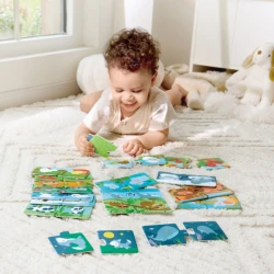 Puzzle educativ Hape Potrivește perechea – Animale și pui, 36 elemente cumpăra în Chișinau. Foto 4